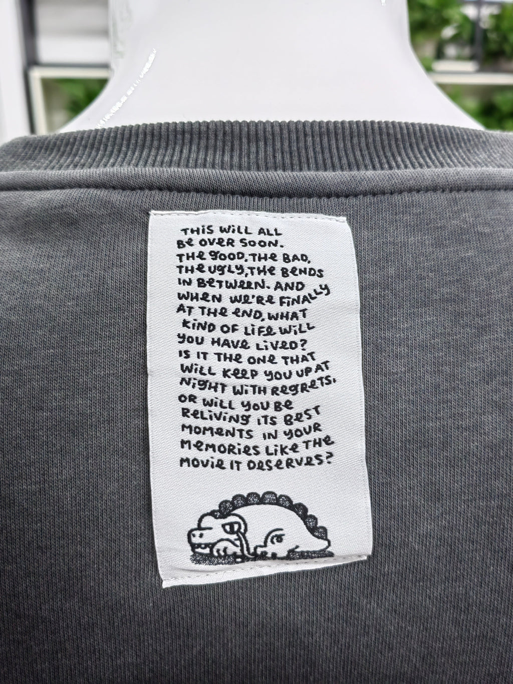 KYOURYUU: Embroidered long-sleeve thick sweater