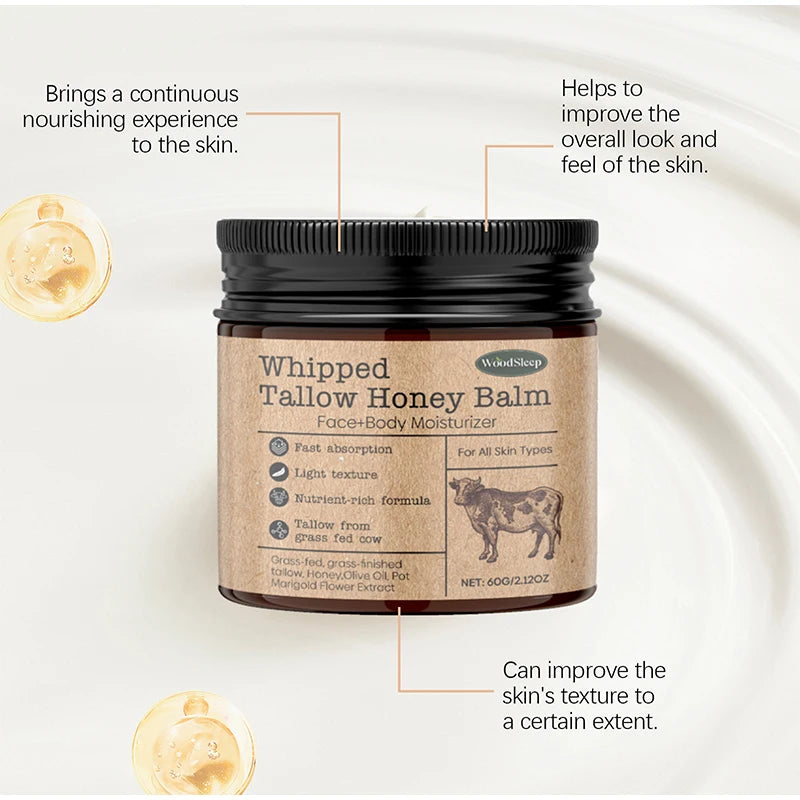 Honey Moisturizing Cream Soothes Delicate Skin Lasting Whiten Nourishes Hydration Anti-wrinkle Moisturizing Facial Essence Cream