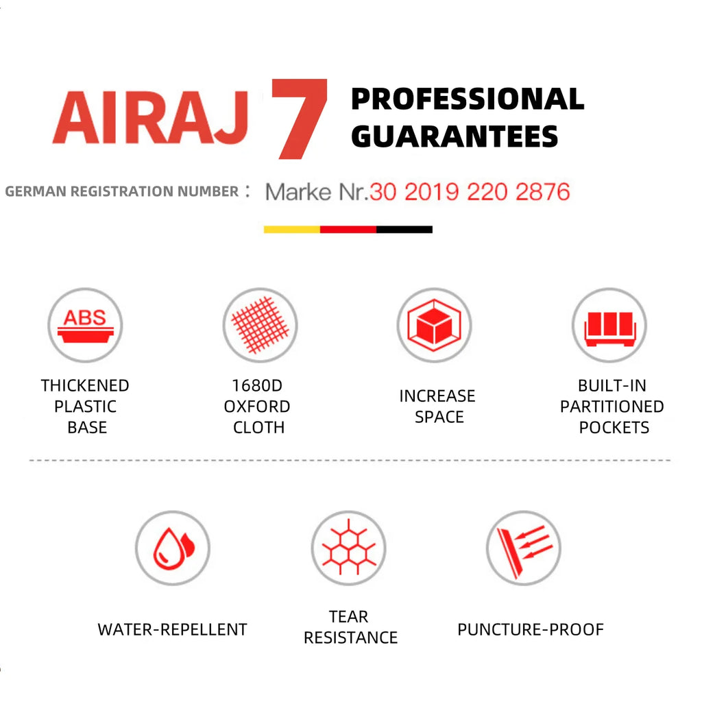 AIRAJ Tool Bag Electrician Instrumentation Work Bag Organizer Wrench Set Storage Tool Bags Professional Heavy Duty Tool Bag Belt