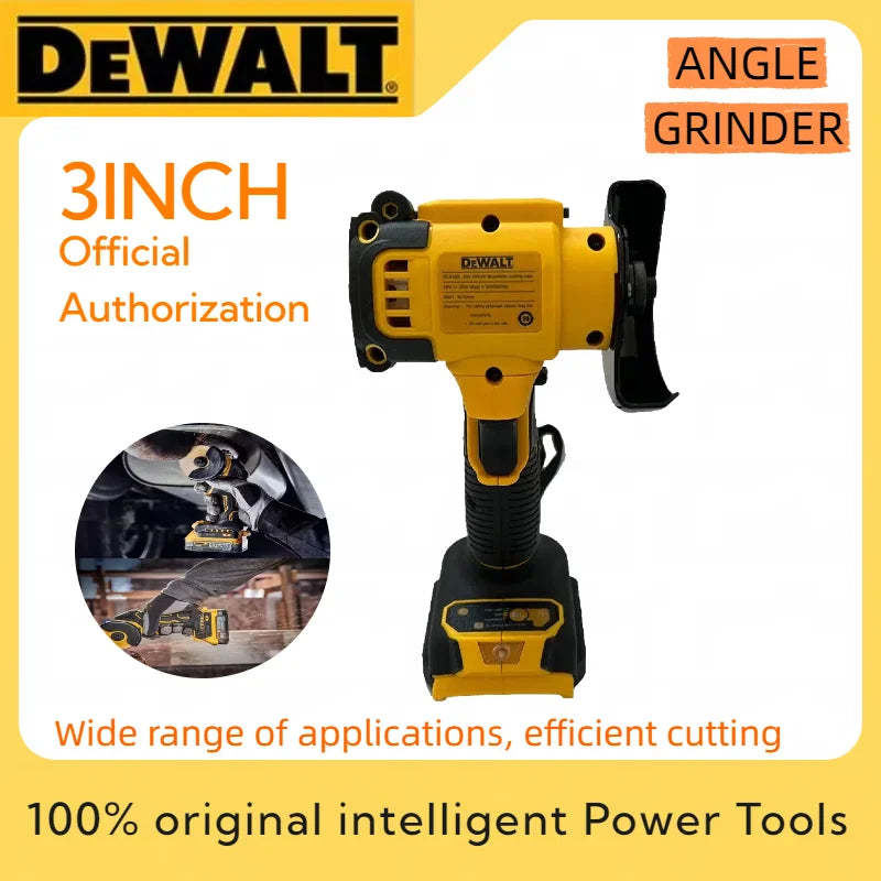 DeWALT Cordless Angle Grinder 3 Inch Mini Polishing Grinding Machine Electric Cutting Power Tools Efficiency Longer Lifespan