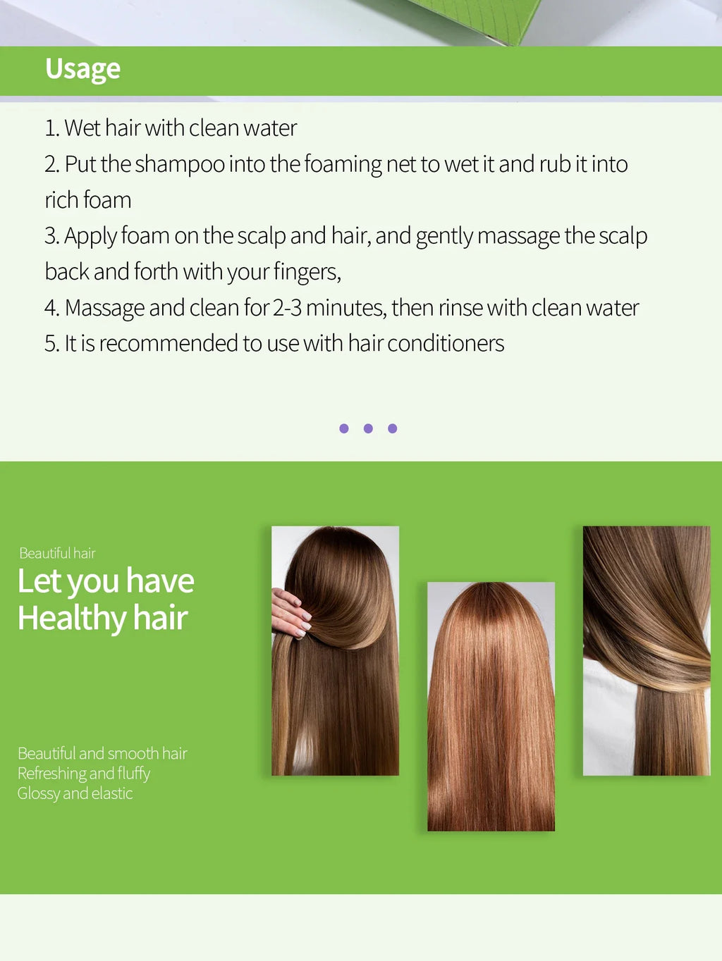 Natural honey shampoo plant essence extract refreshing shampoo  soft hair dandruff and oil removal