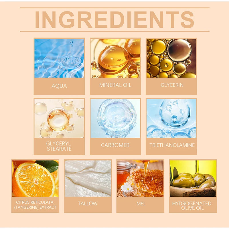 Honey Moisturizing Cream Soothes Delicate Skin Lasting Whiten Nourishes Hydration Anti-wrinkle Moisturizing Facial Essence Cream