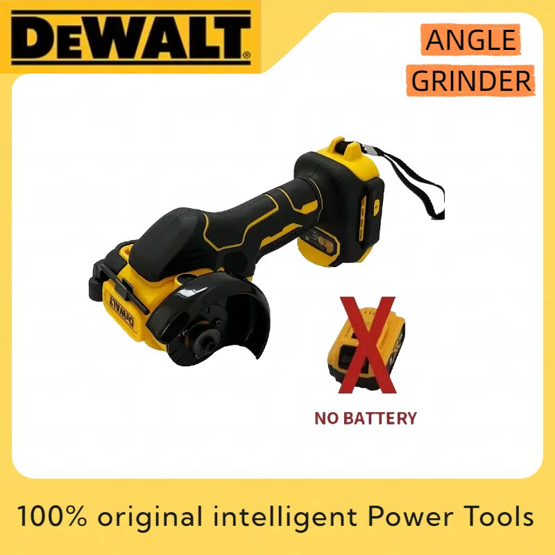 DeWALT Cordless Angle Grinder 3 Inch Mini Polishing Grinding Machine Electric Cutting Power Tools Efficiency Longer Lifespan