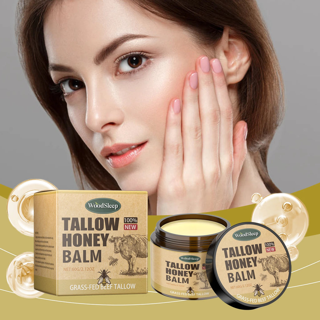 Beef Tallow Honey Moisturizer Nourishing Hydrating Brightening Face Skin Rejuvenation Korean Cosmetics