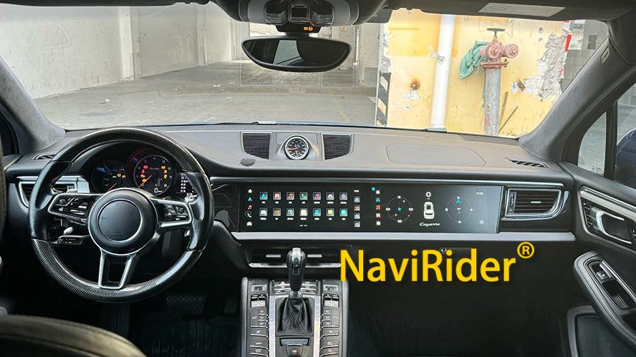 12.3inch Dual Android Screen For Porsche Macan 2011-2017 8G+256GB 2din Car GPS Multimedia Video Player  Radio Head Unit Carplay