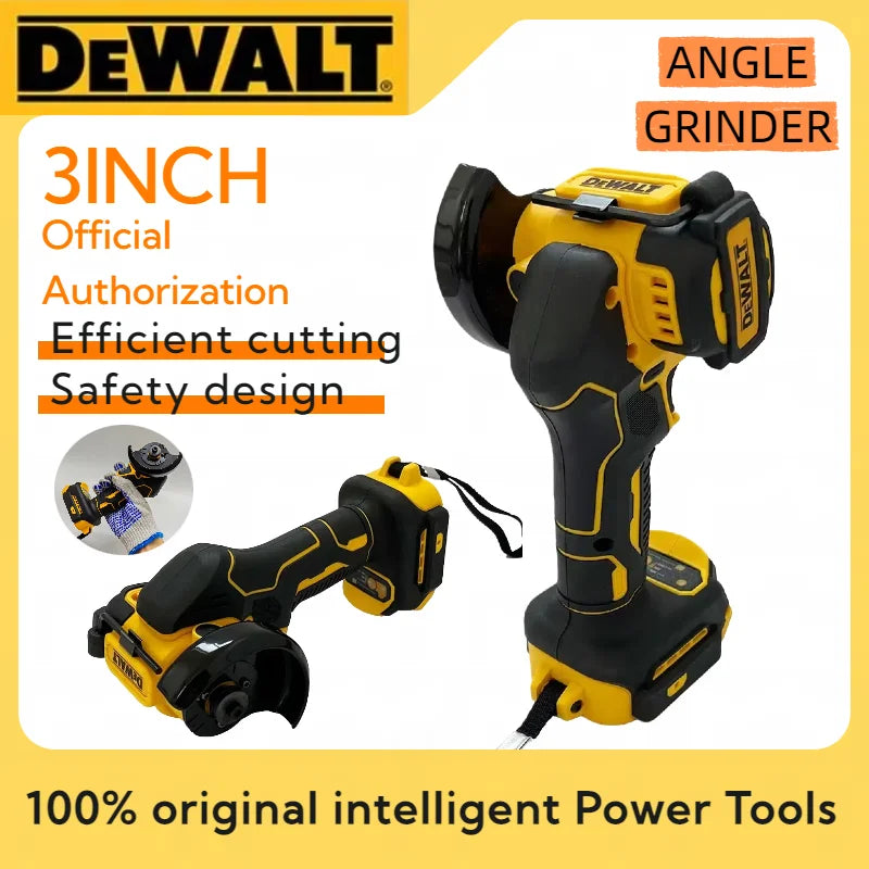 DeWALT Cordless Angle Grinder 3 Inch Mini Polishing Grinding Machine Electric Cutting Power Tools Efficiency Longer Lifespan