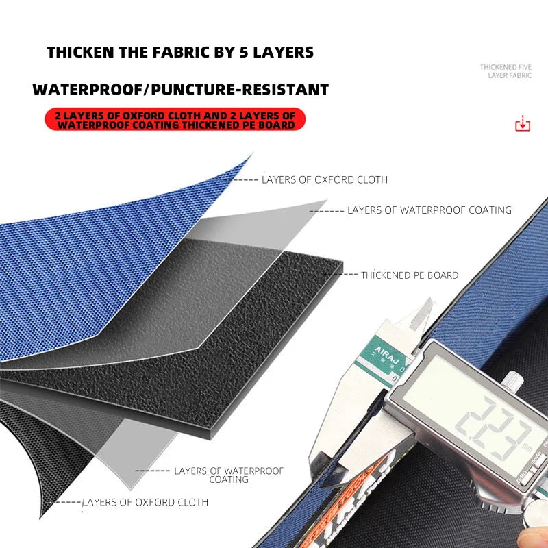 AIRAJ Tool Bag Electrician Instrumentation Work Bag Organizer Wrench Set Storage Tool Bags Professional Heavy Duty Tool Bag Belt